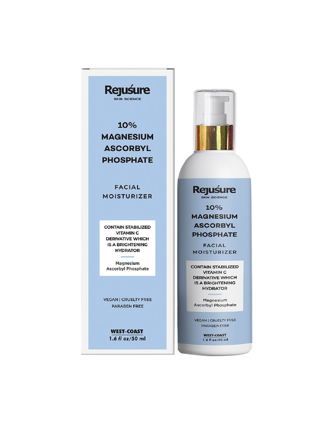 

REJUSURE 10% Magnesium Ascorbyl Phosphate Facial Moisturizer 50ml, White