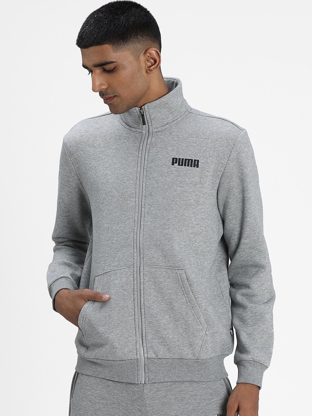 

Puma Men Grey Outdoor Sporty Track Jacket