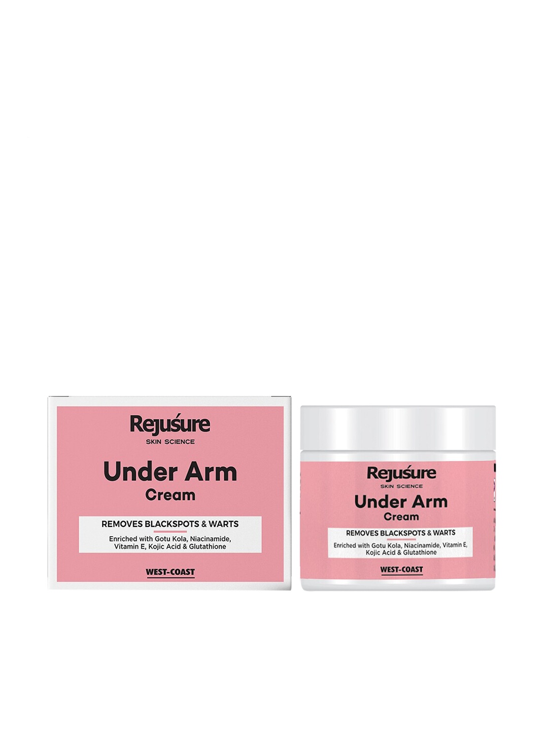 

REJUSURE Under Arm Cream For Black Spots & Warts 50 gm, White