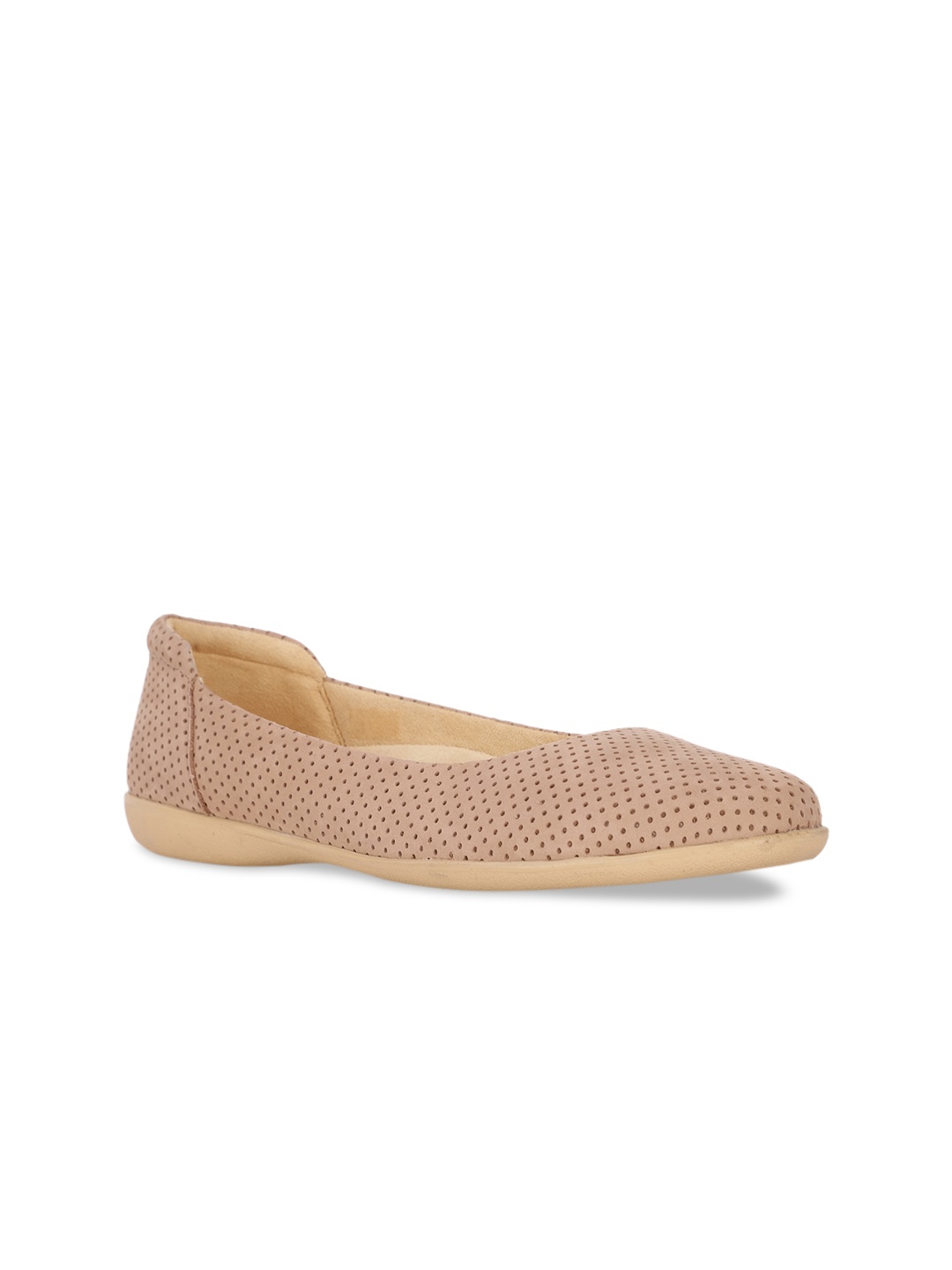 

Hush Puppies Women Beige Ballerinas Flats