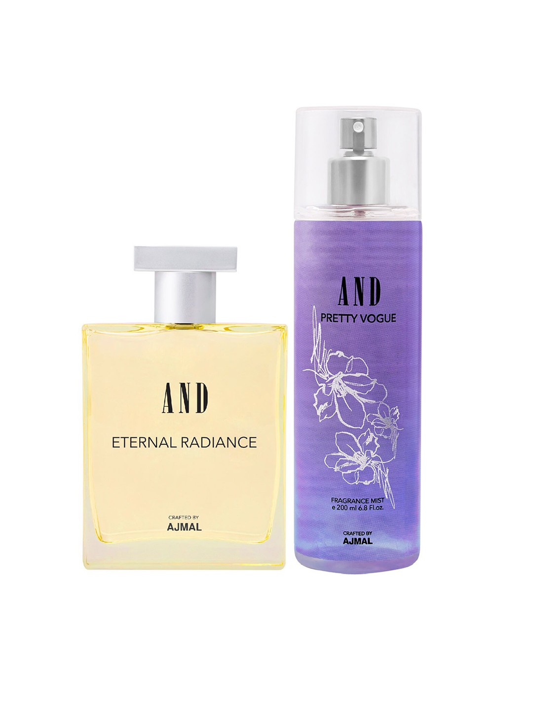

AND Women Eternal Radience EDP & Pretty Vogue Fragrance Mist Combo 300 ml, Multi