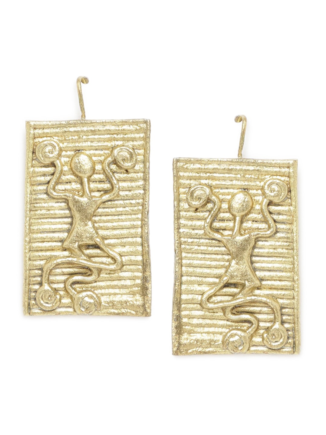 

Fabindia Gold-Toned Quirky Drop Earrings