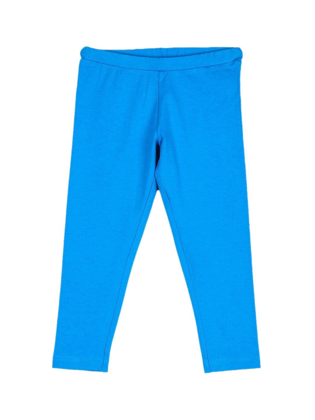 

Peppermint Girls Blue Solid Leggings