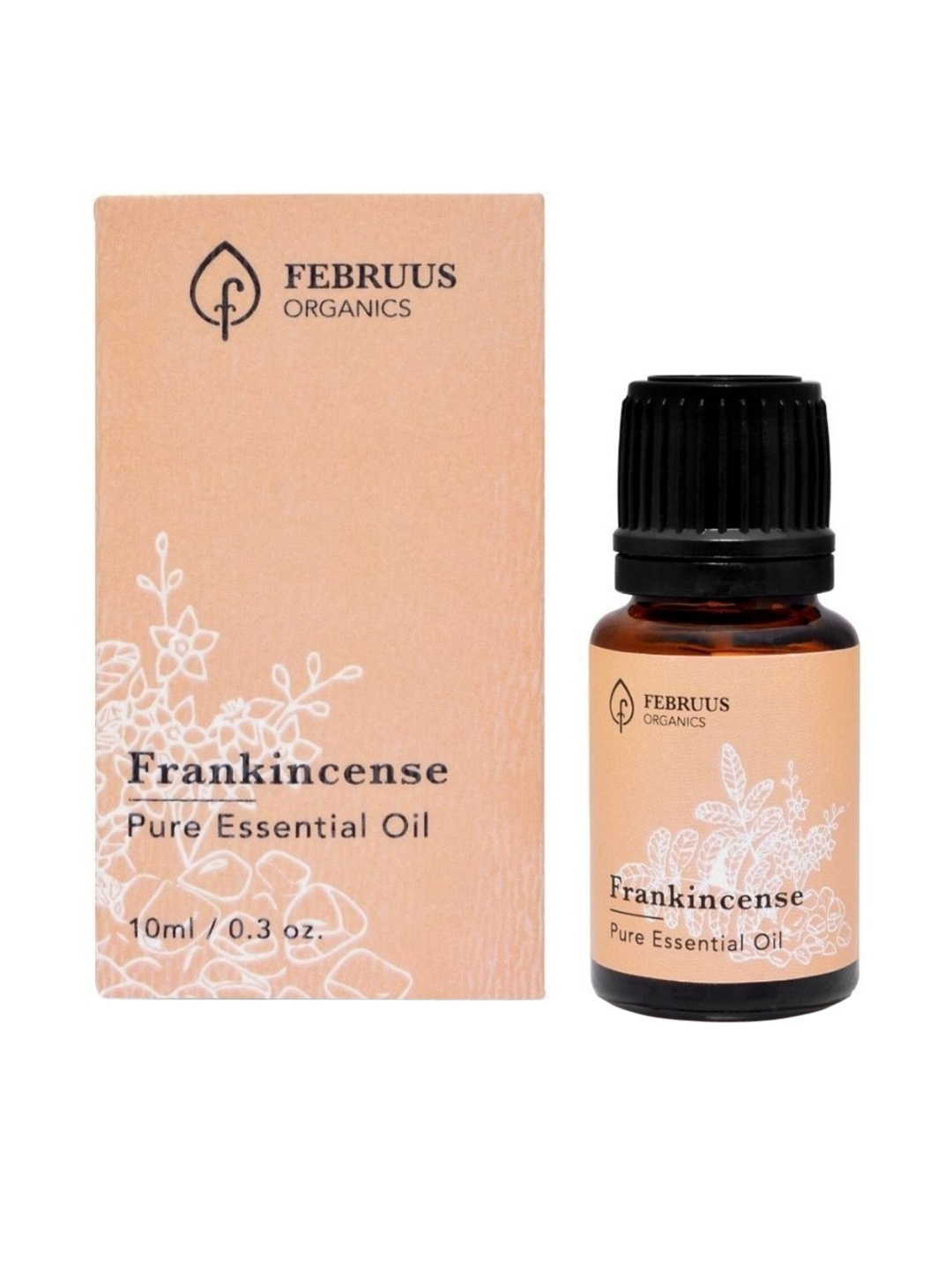 Februus Organics Frankincense Essential Oil - 10 ml, Transparent