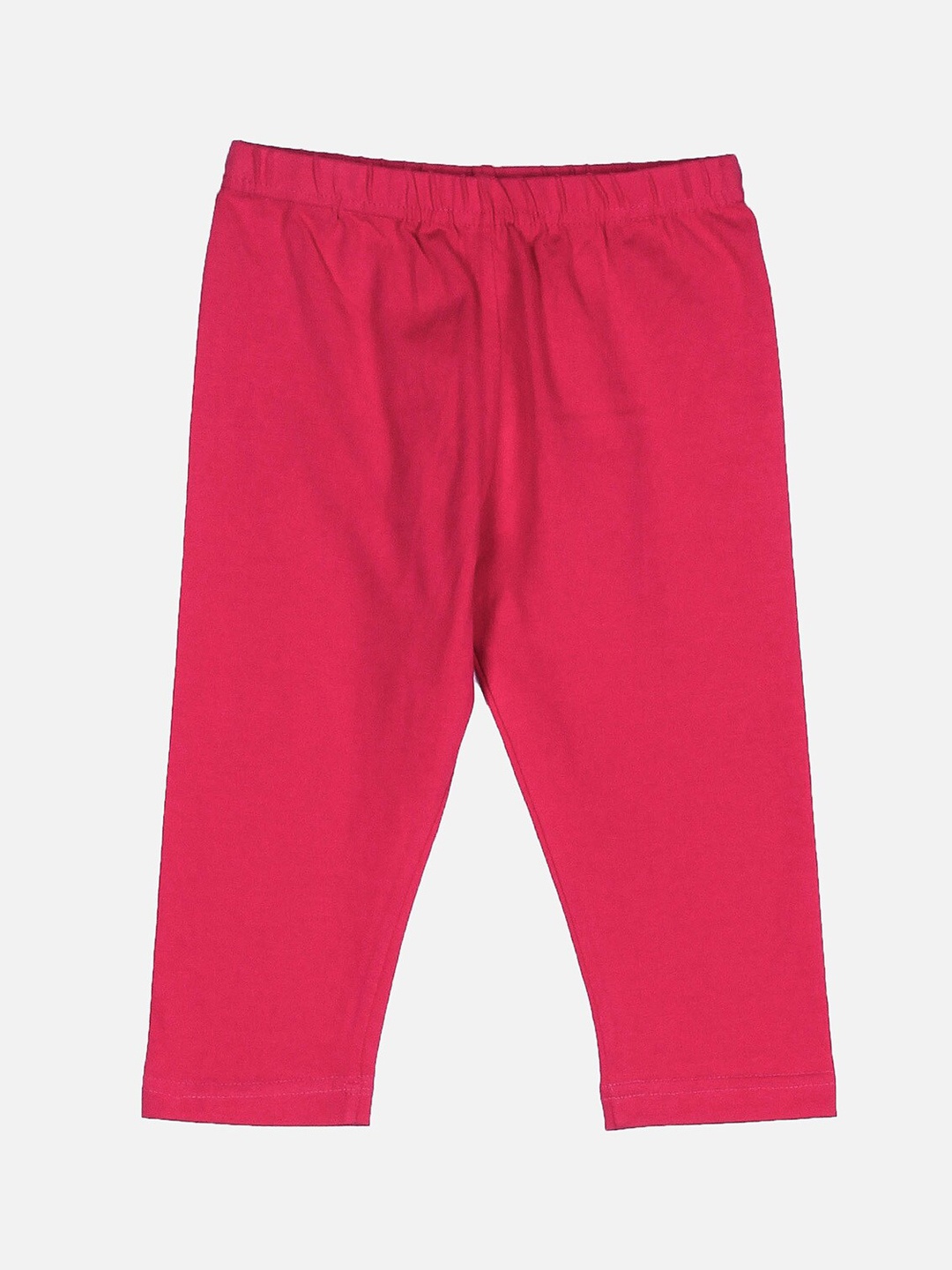 

Peppermint Girls Pink Solid Ankle-Length Leggings