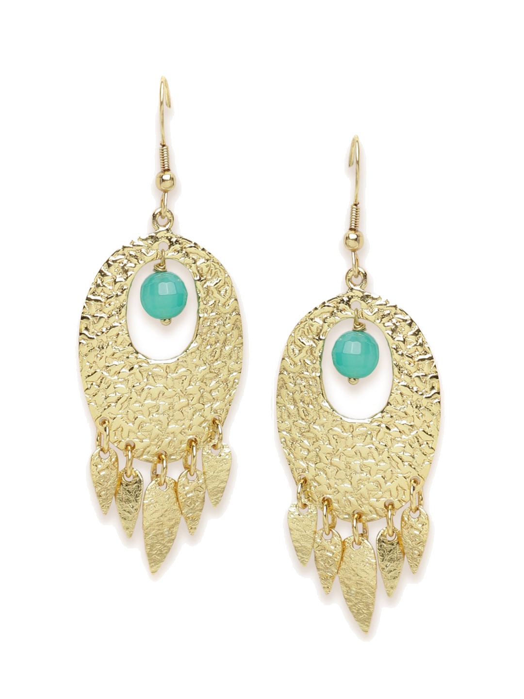 

Fabindia Gold-Toned Contemporary Drop Earrings