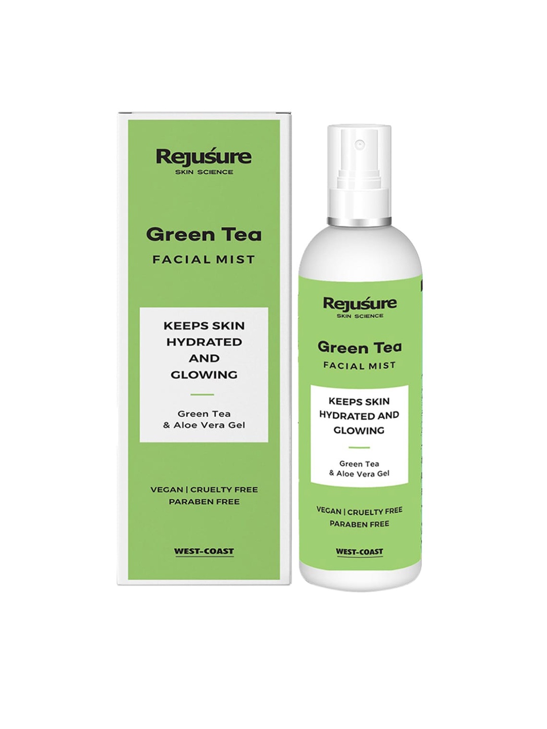 

Rejusure Green Tea Face Mist 90-100ml, White