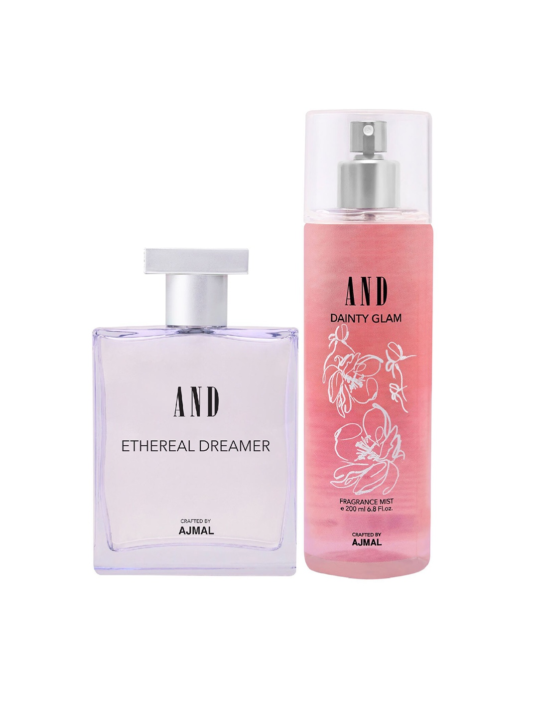 

AND Women Ethereal Dreamer EDP & Dainty Glam Fragrance Mist Combo 300 ml, Lavender