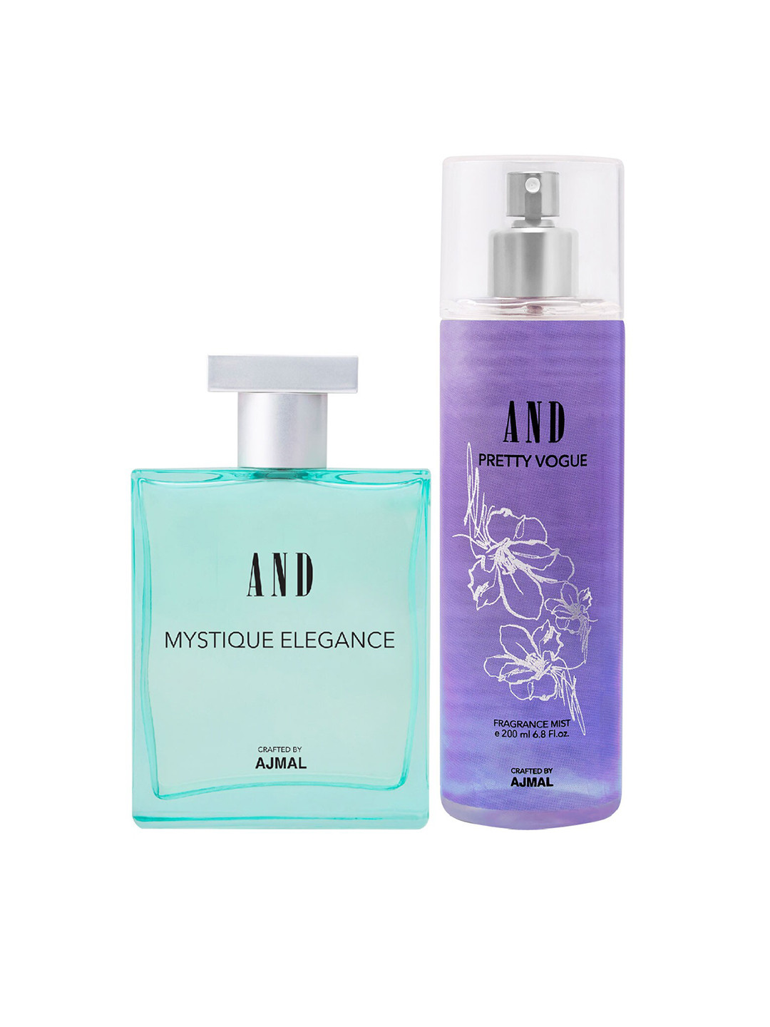 

AND Women Pack Of 2 Mystique Elegance Eau De Parfum & & Pretty Vogue Body Mist 300ml, Multi