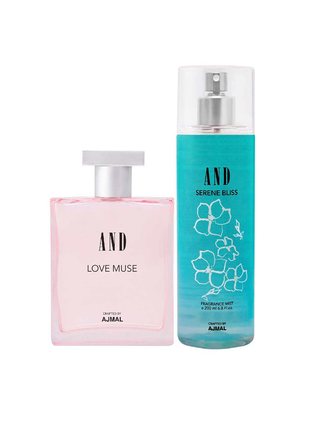 

AND Women Love Muse EDP & Serene Bliss Fragrance Mist Combo 300 ml, Pink