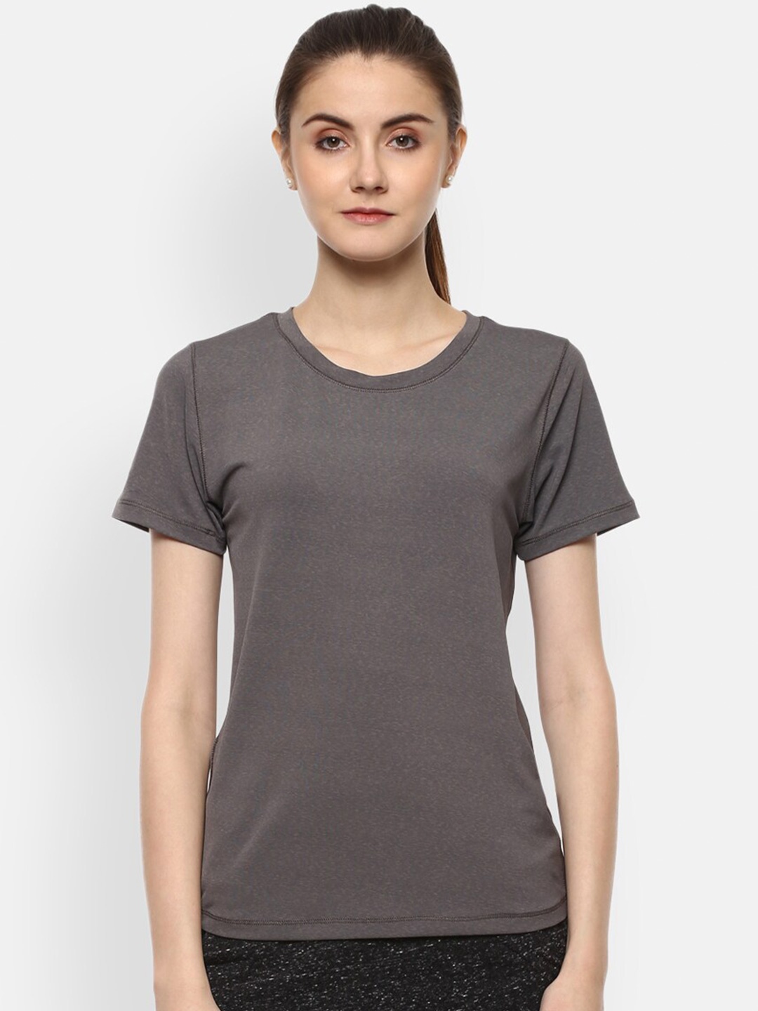 Aventura Outfitters Women Grey T-shirt