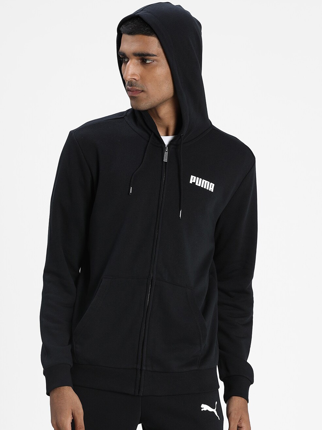 

Puma Men Black ESS FZ Sporty Track Jacket