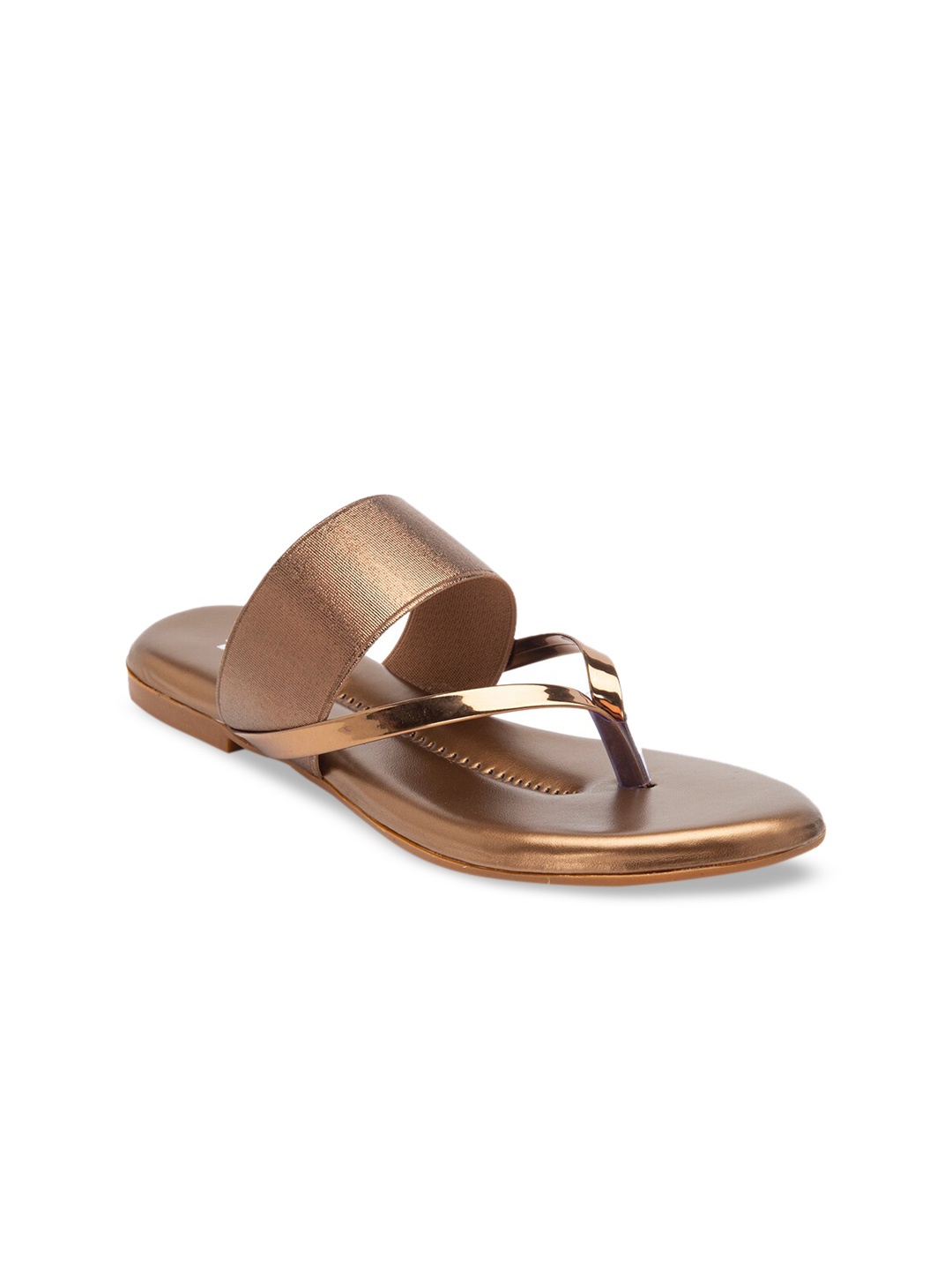 

DEAS Women Copper-Toned Open Toe Flats