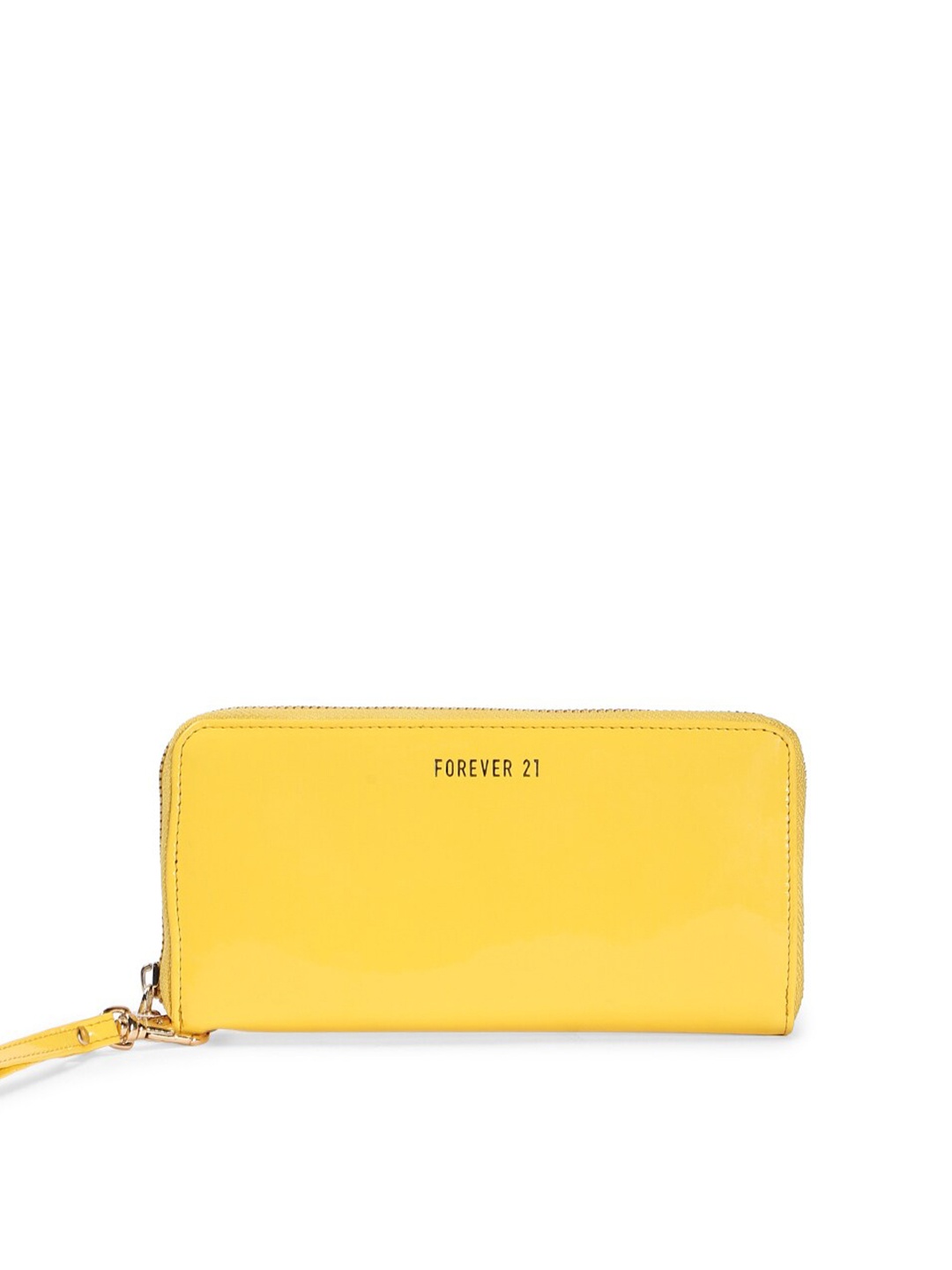 

FOREVER 21 Women Yellow Faux Leather Wallet