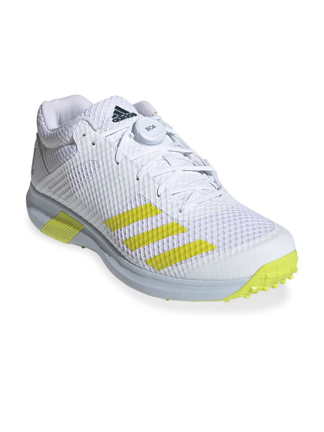 

ADIDAS Men White Mesh Cricket Shoes