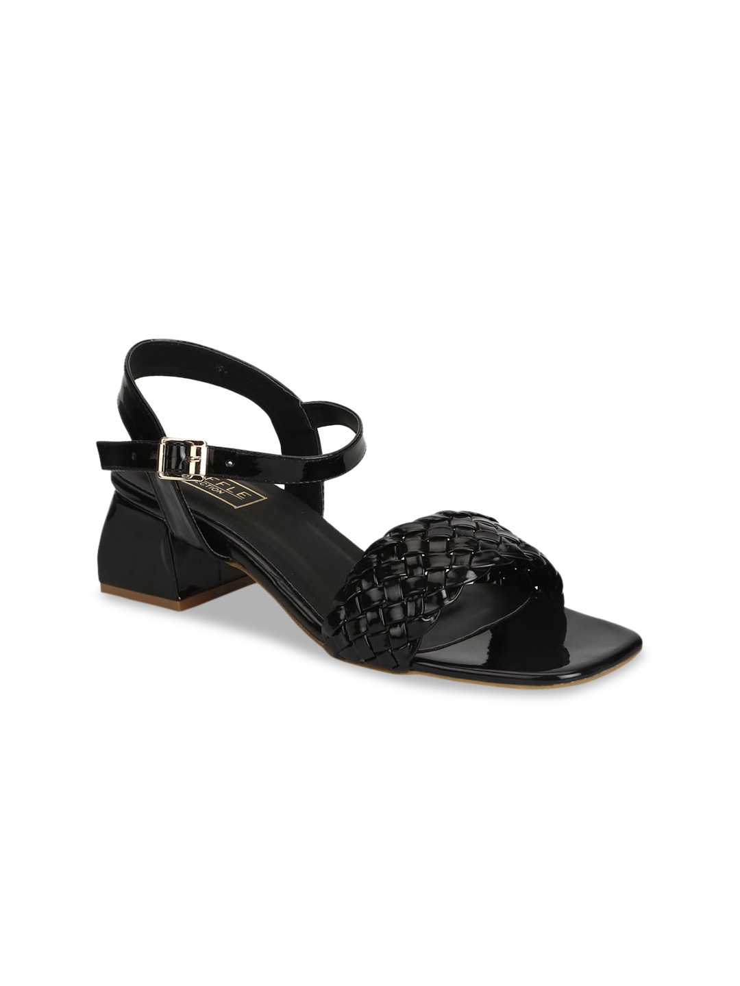 

Truffle Collection Women Black Block Sandals