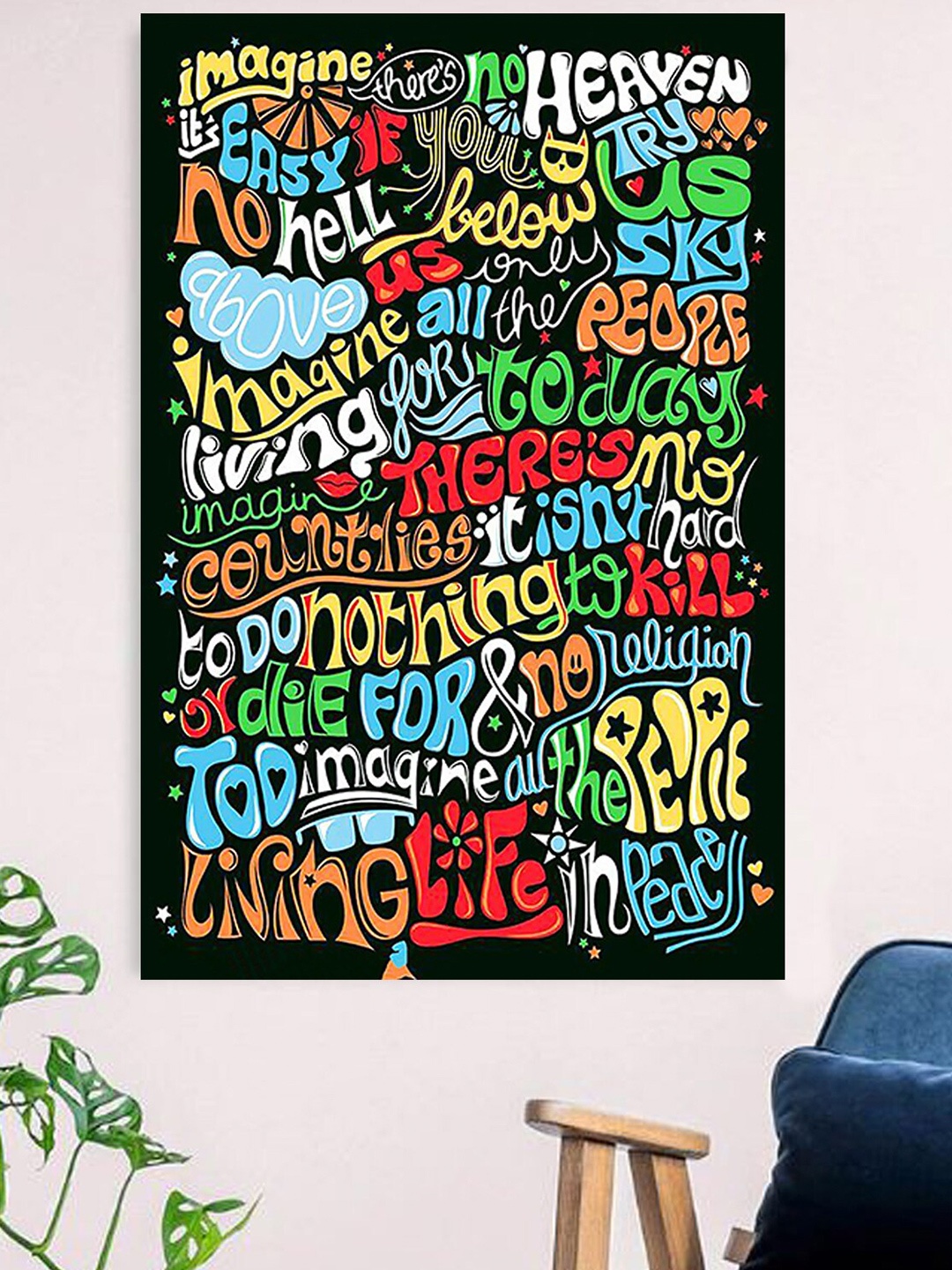 

Gallery99 Multicoloured Canvas Unframed Painting, Mustard