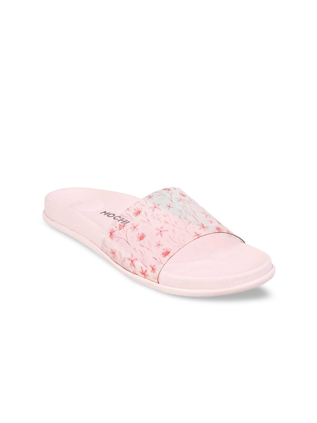 

Mochi Women Pink Printed Open Toe Flats