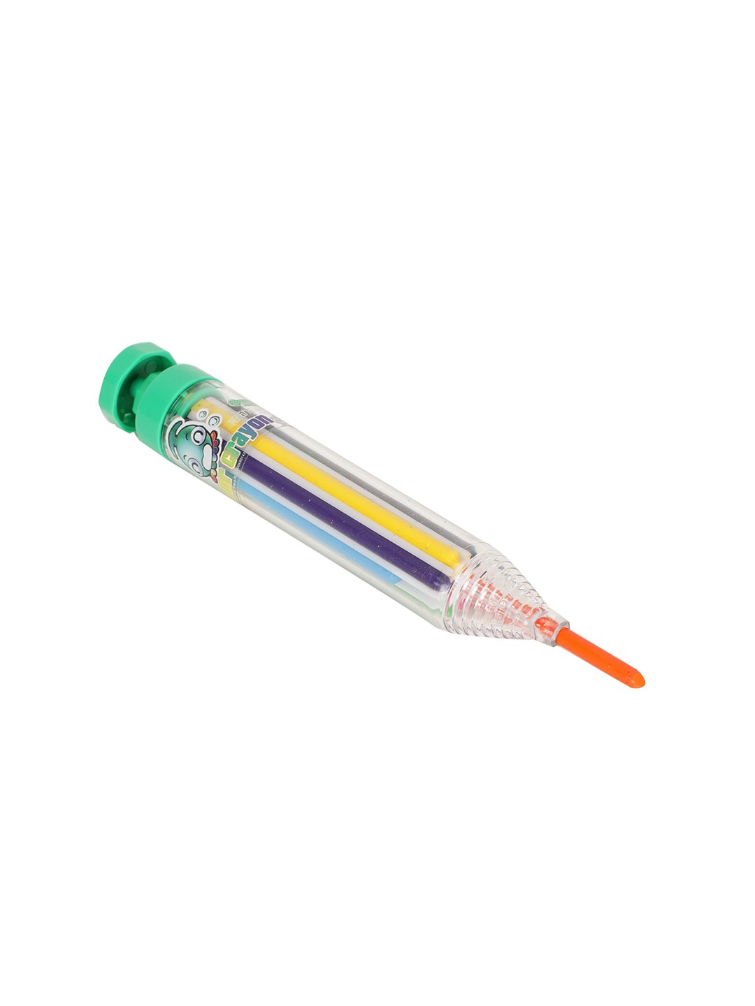 

PASSION PETALS Kids Unisex Green & Transparent Crayon Colours Pen