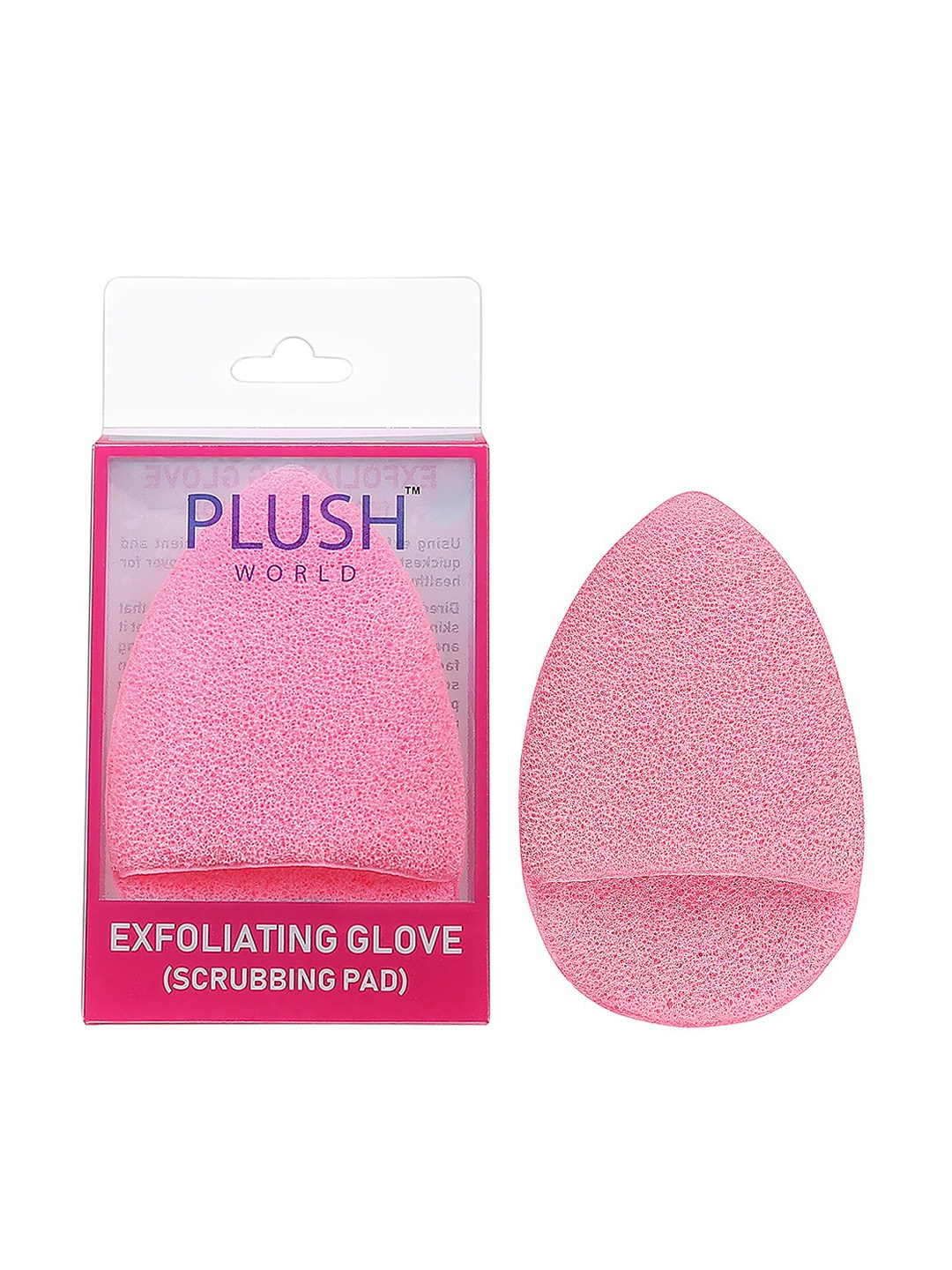 

Plush World Pink Exfoliating Glove Scrubbing Pad