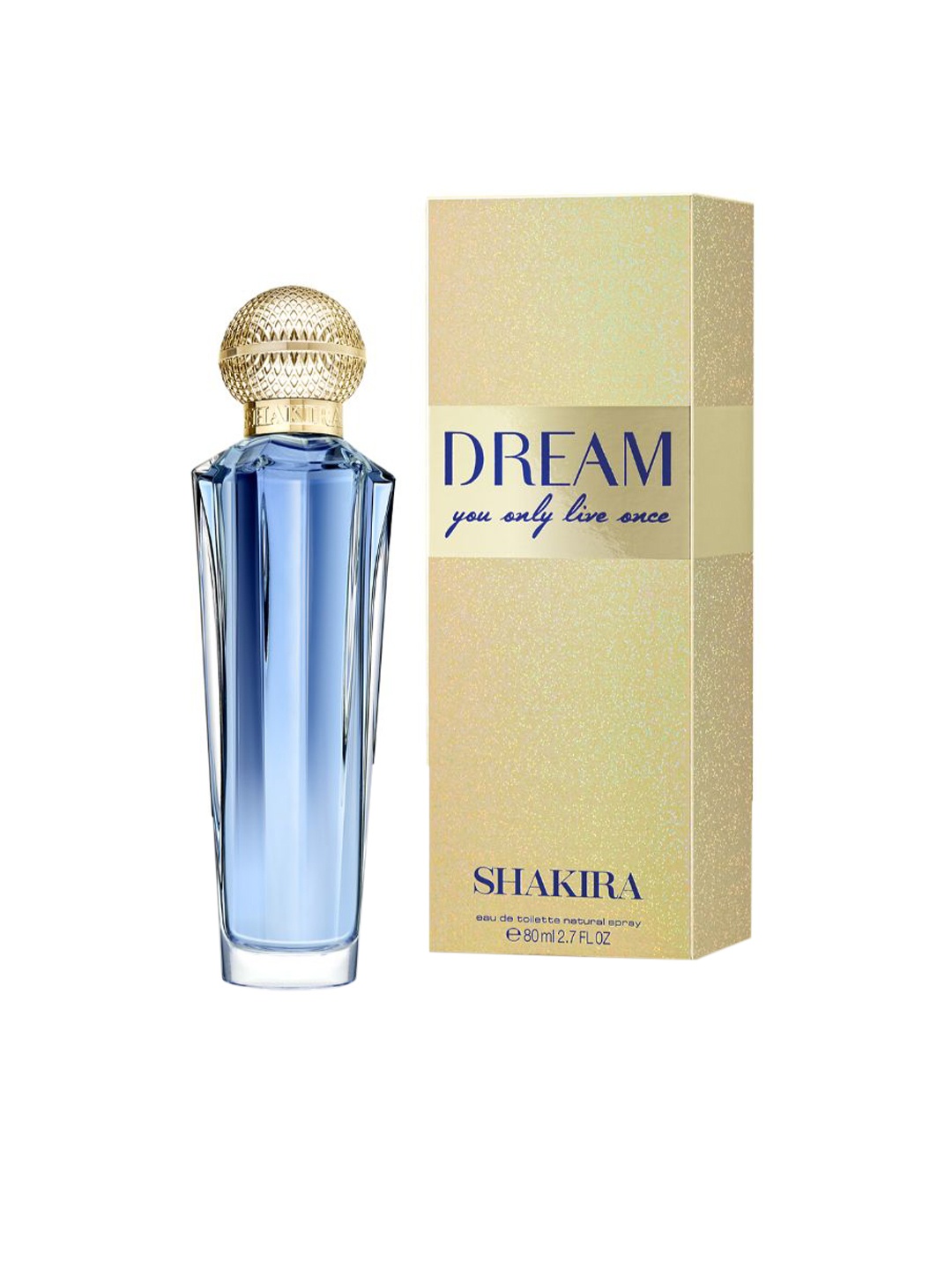 

SHAKIRA Women Dream You Only Live Once Eau De Toilette 80ml, Transparent
