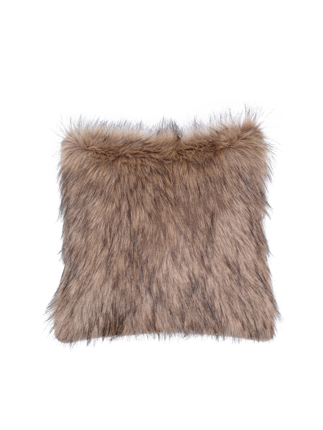 

Folkstorys Brown Faux Fur Square Cushion Covers