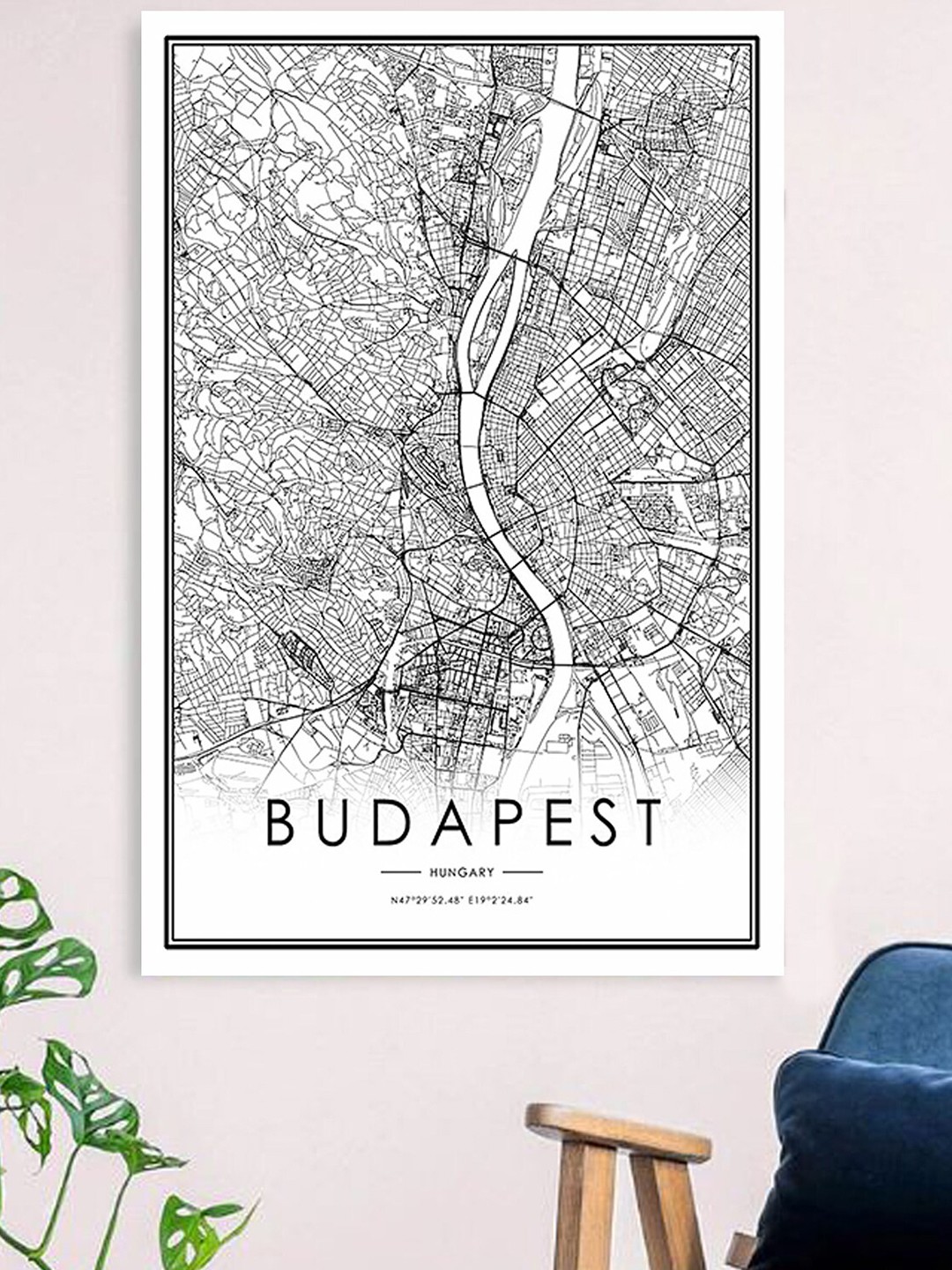 

Gallery99 White Budapest Hungary Canvas Unframed Painting