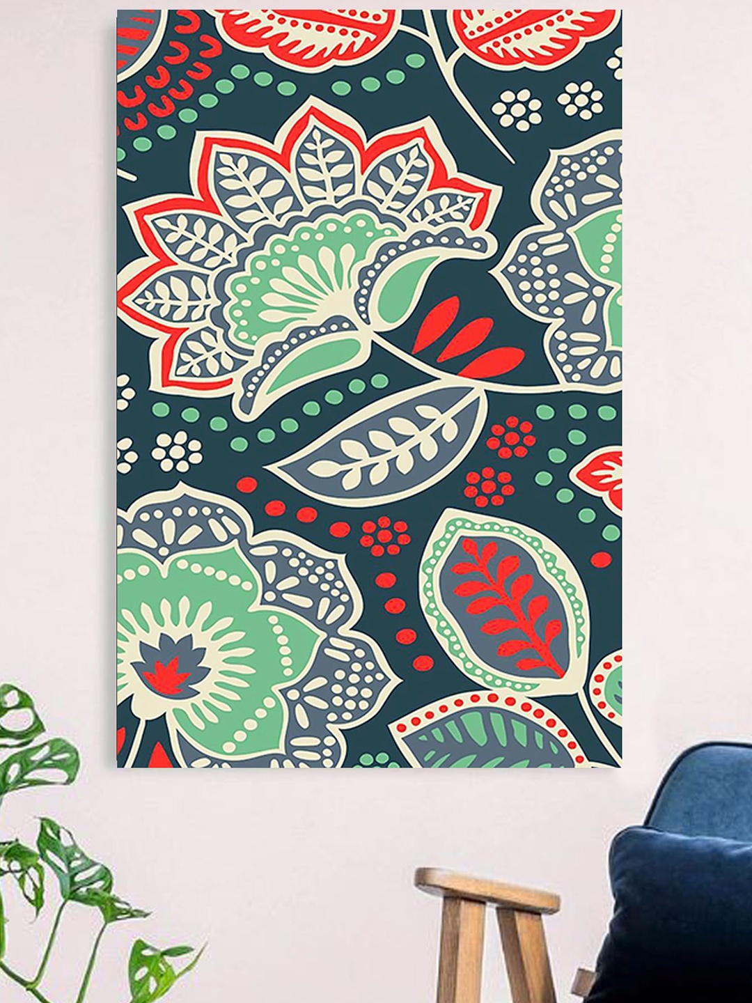 

Gallery99 Green Floral Canvas Unframed Painting