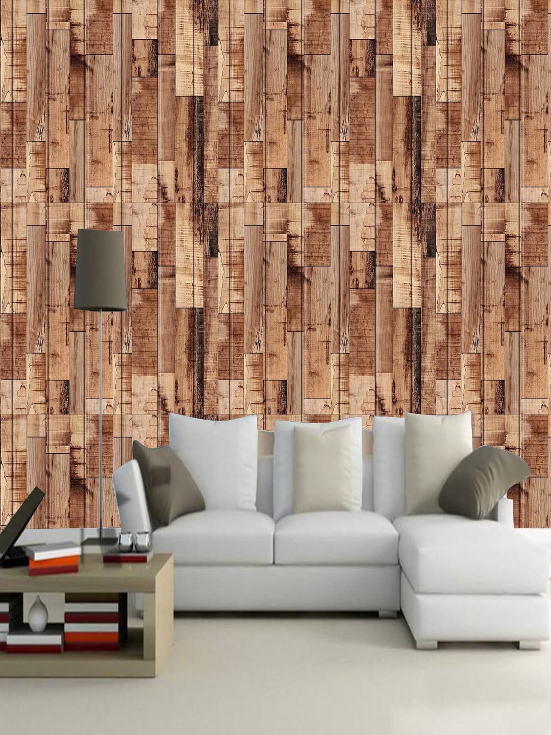 

Jaamso Royals Beige Self Adhesive 3D 10 Sheet Wallpapers