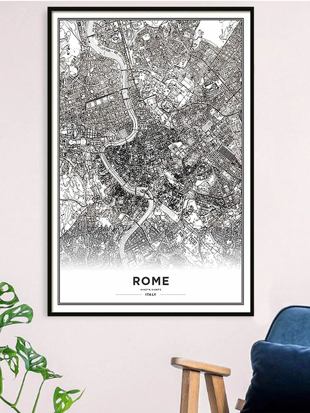 

Gallery99 Black & White Rome Canvas Unframed Painting
