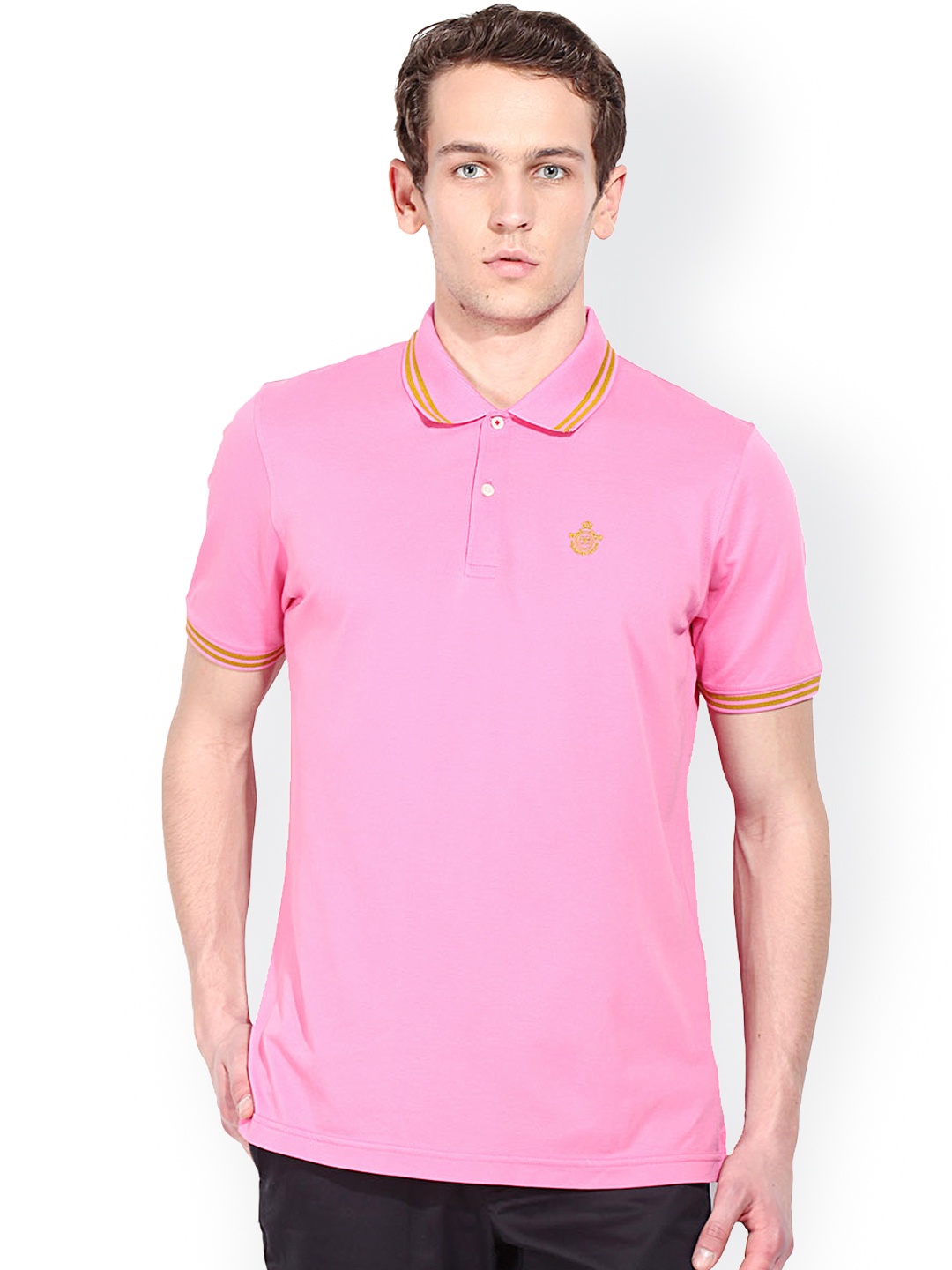 Blackberrys Pink Slim Fit Polo T-shirt price Myntra. T-shirts Deals at ...