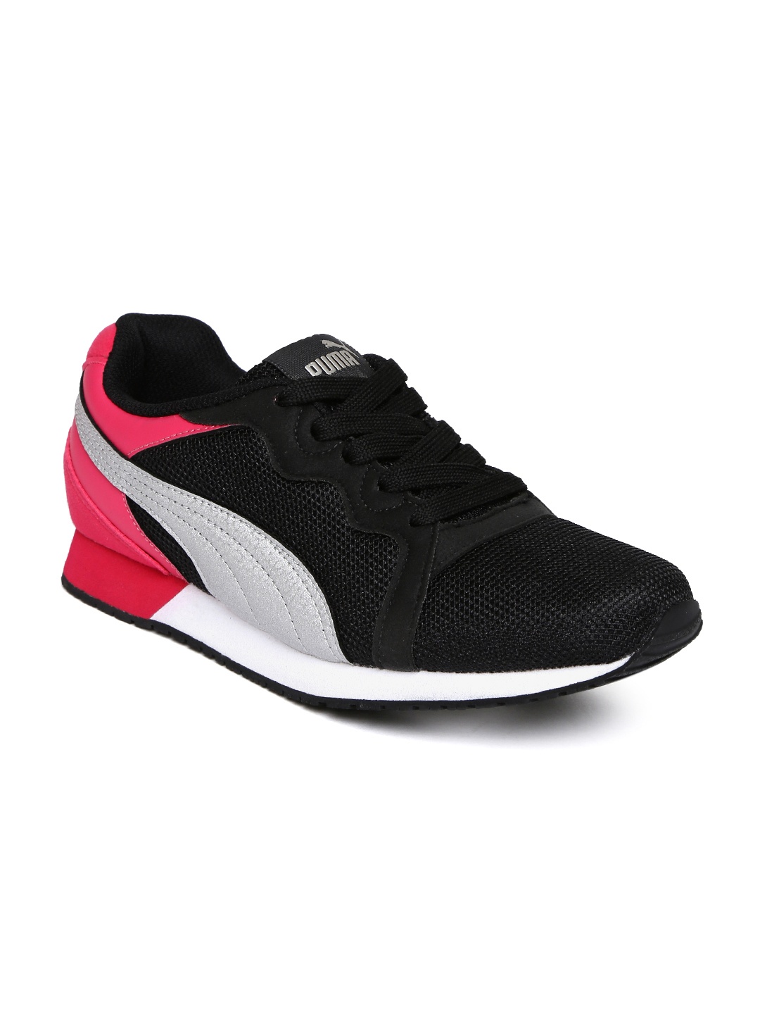 Puma Women Black & Pink Pacer Sneakers price Myntra. Loafers Deals at ...