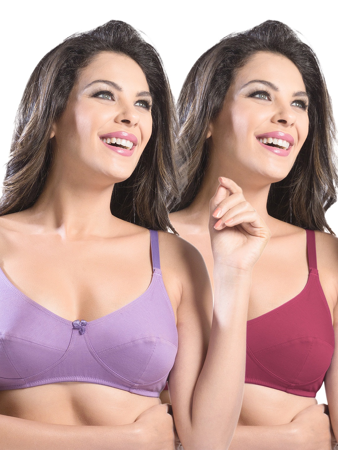 

Sonari Pack of 2 Full-Coverage Bras afreen, Lavender