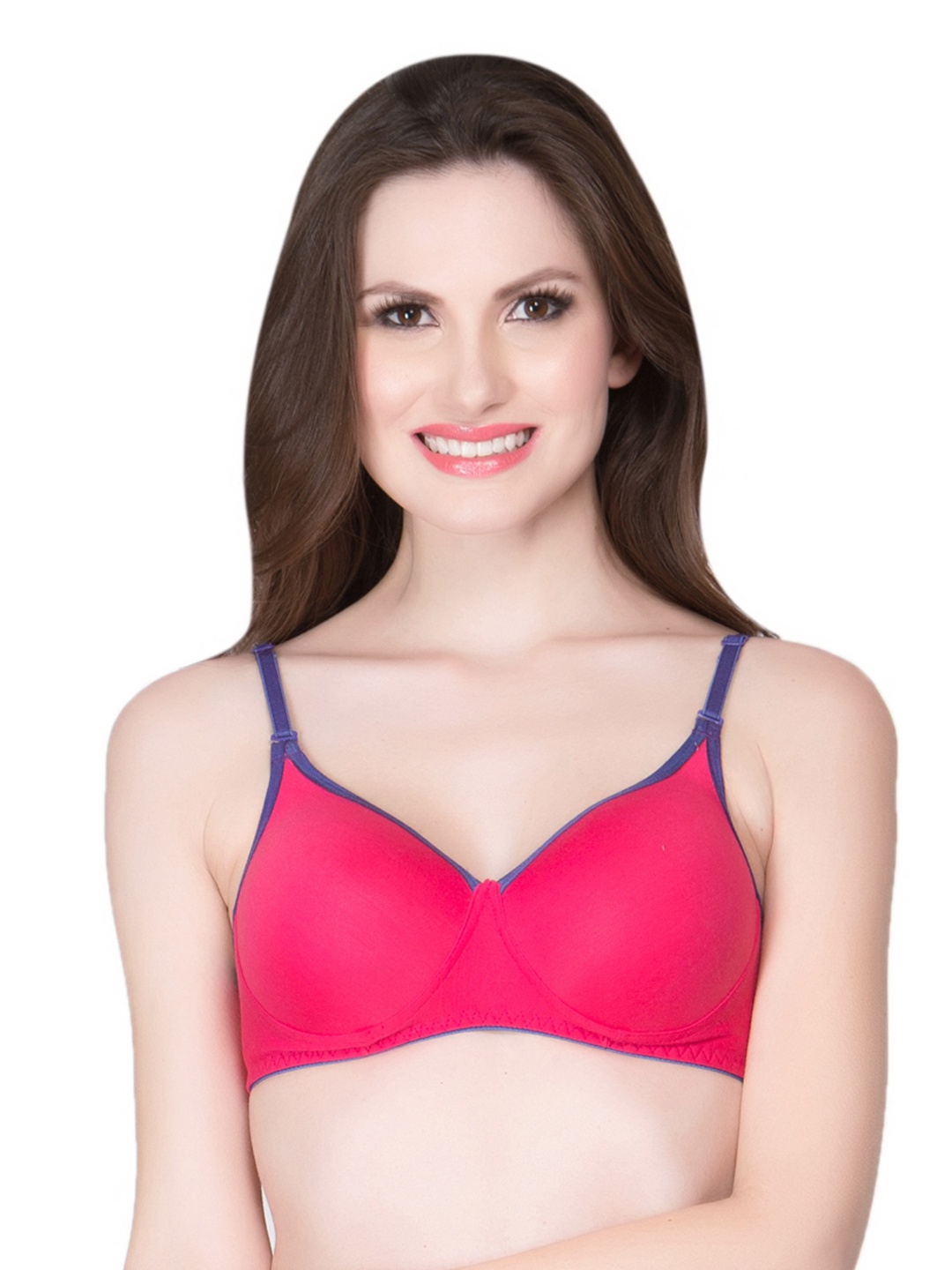 

Clovia Pink T-shirt Bra BR0262P14