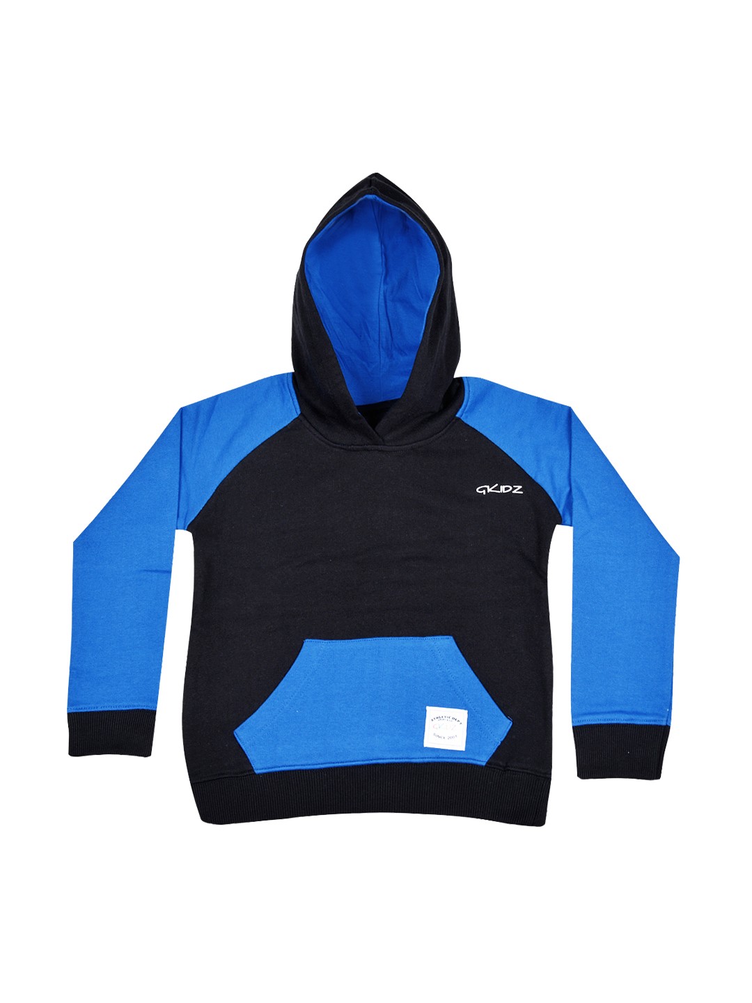 

GKIDZ Boys Black Hooded Sweatshirt