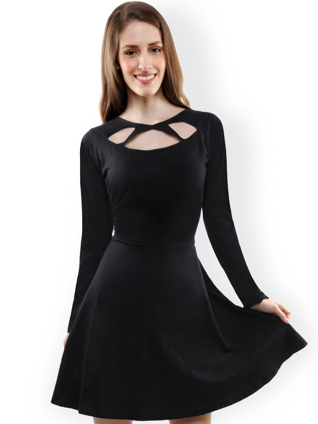 

Miss Chase Black Skater Dress