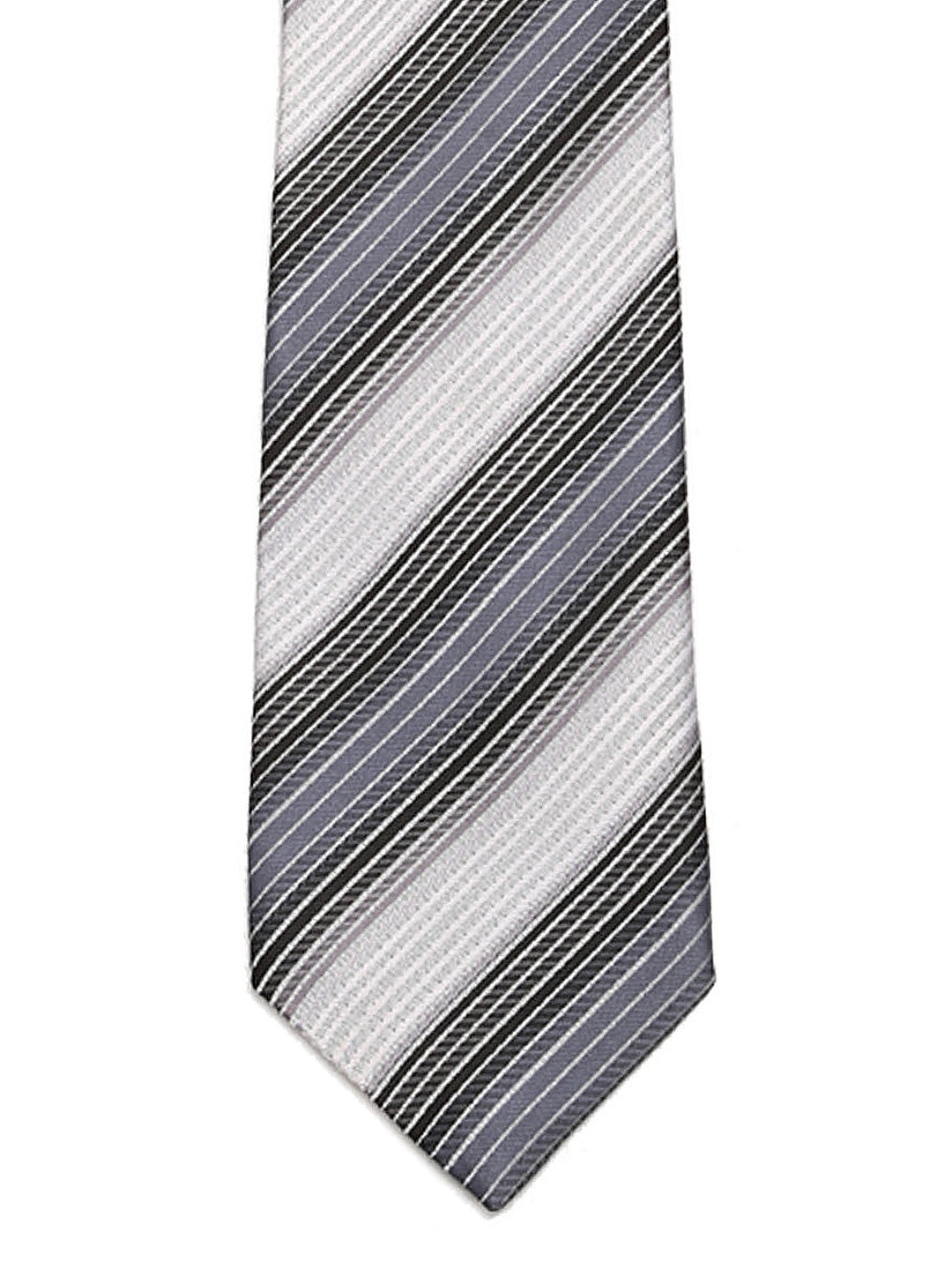 

Tossido Grey Striped Tie
