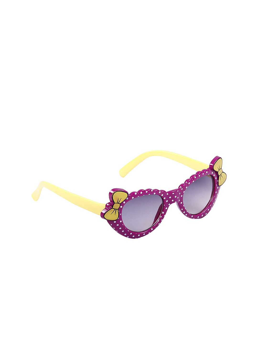 

Olvin Kids Purple & Yellow Printed Sunglasses OL422-05, Blue