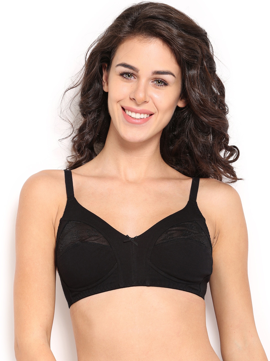 

Amante Black Full-Coverage Bra BFOM21