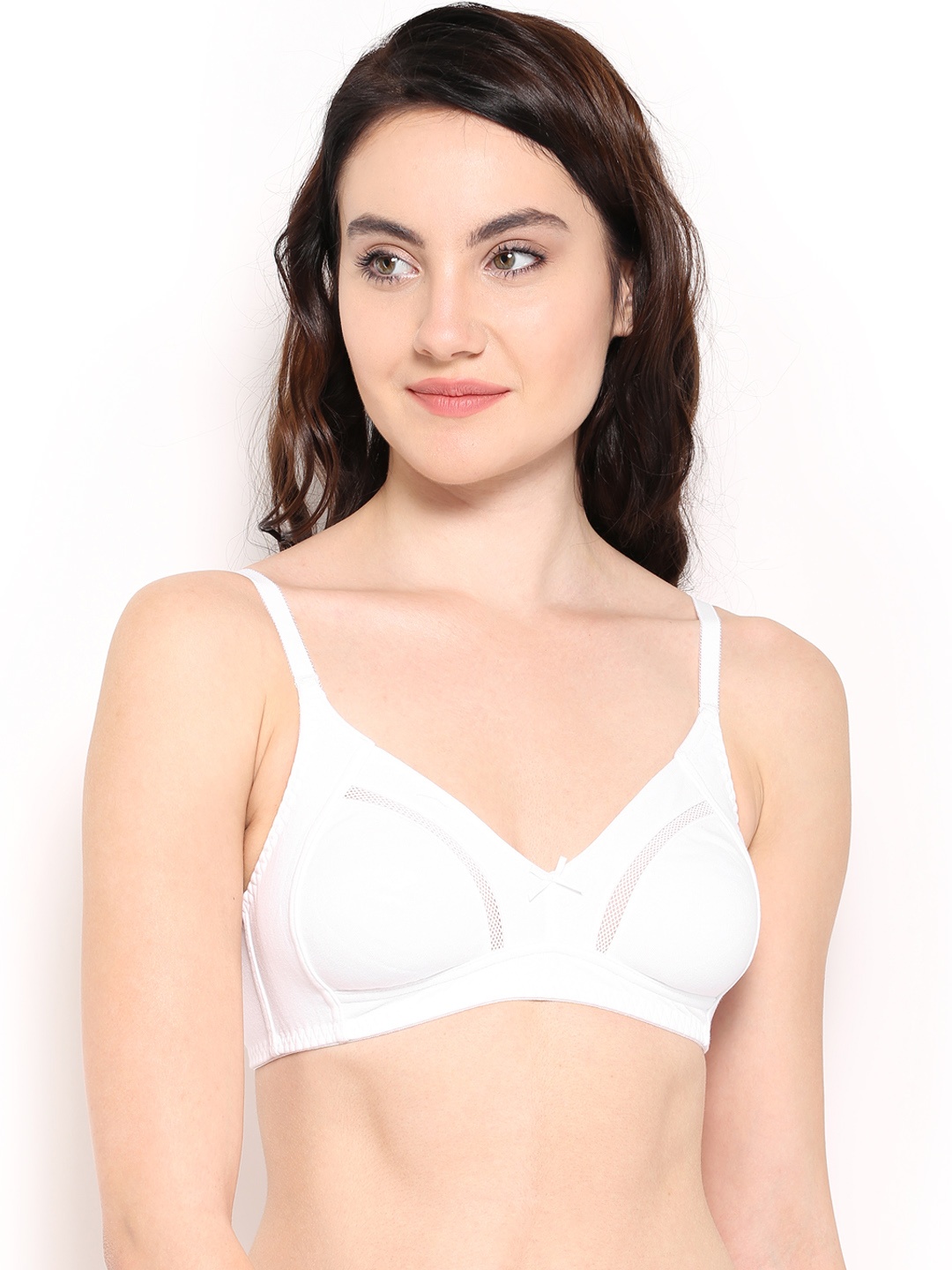 

Amante Non Padded Wirefree Delicate Delight Lace Bra - BFOM21-174842, White