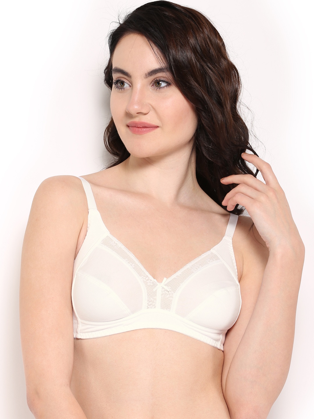 

Amante White Full-Coverage Everyday Bra BFOM23