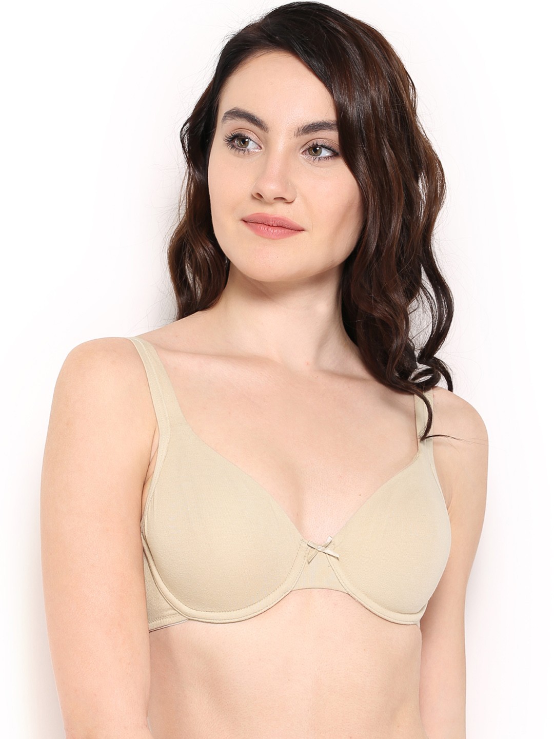 

Amante Beige Full-Coverage Comfort Bra BFOM24