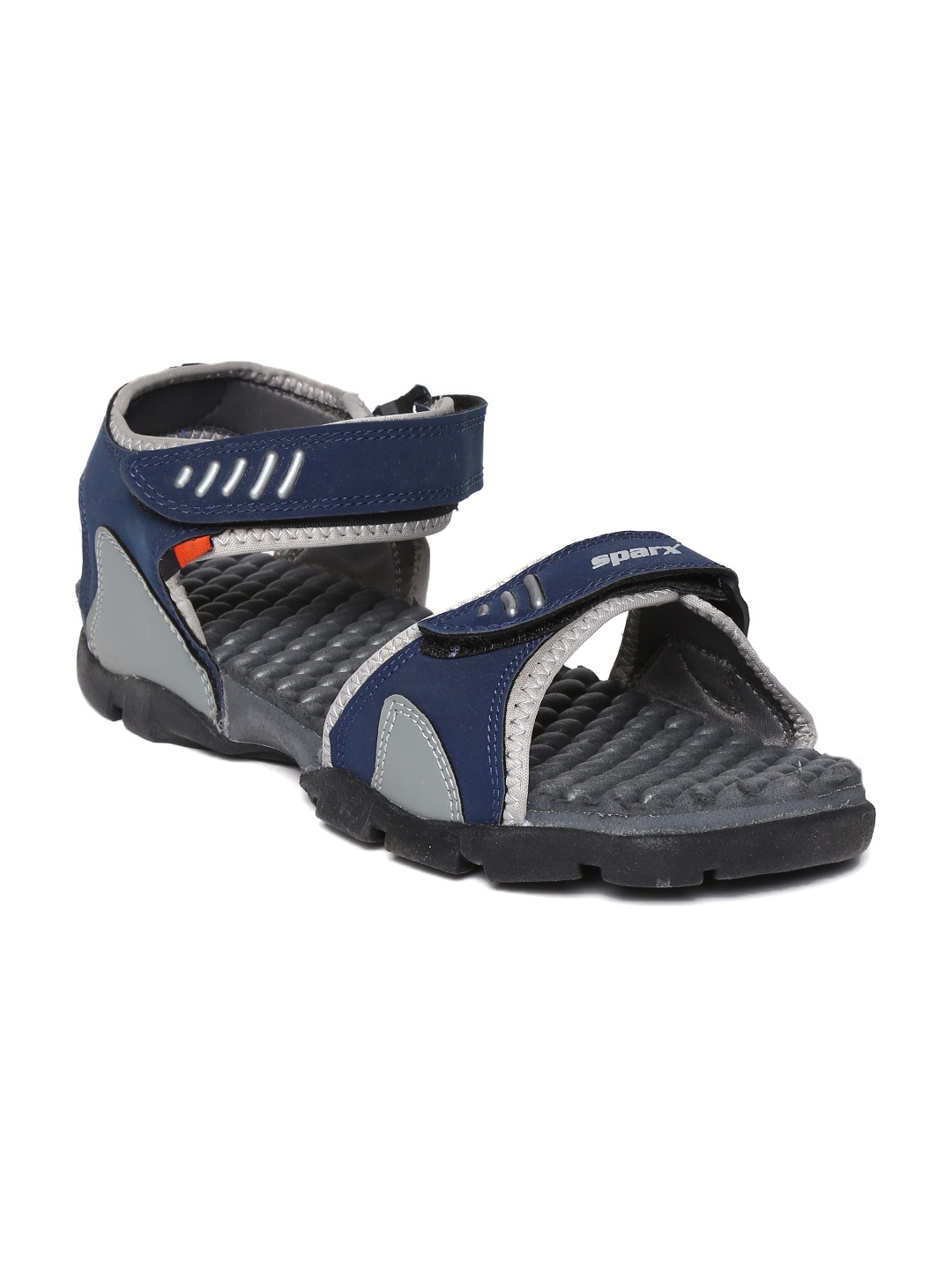 

Sparx Men Navy & Grey Sports Sandals, Navy blue