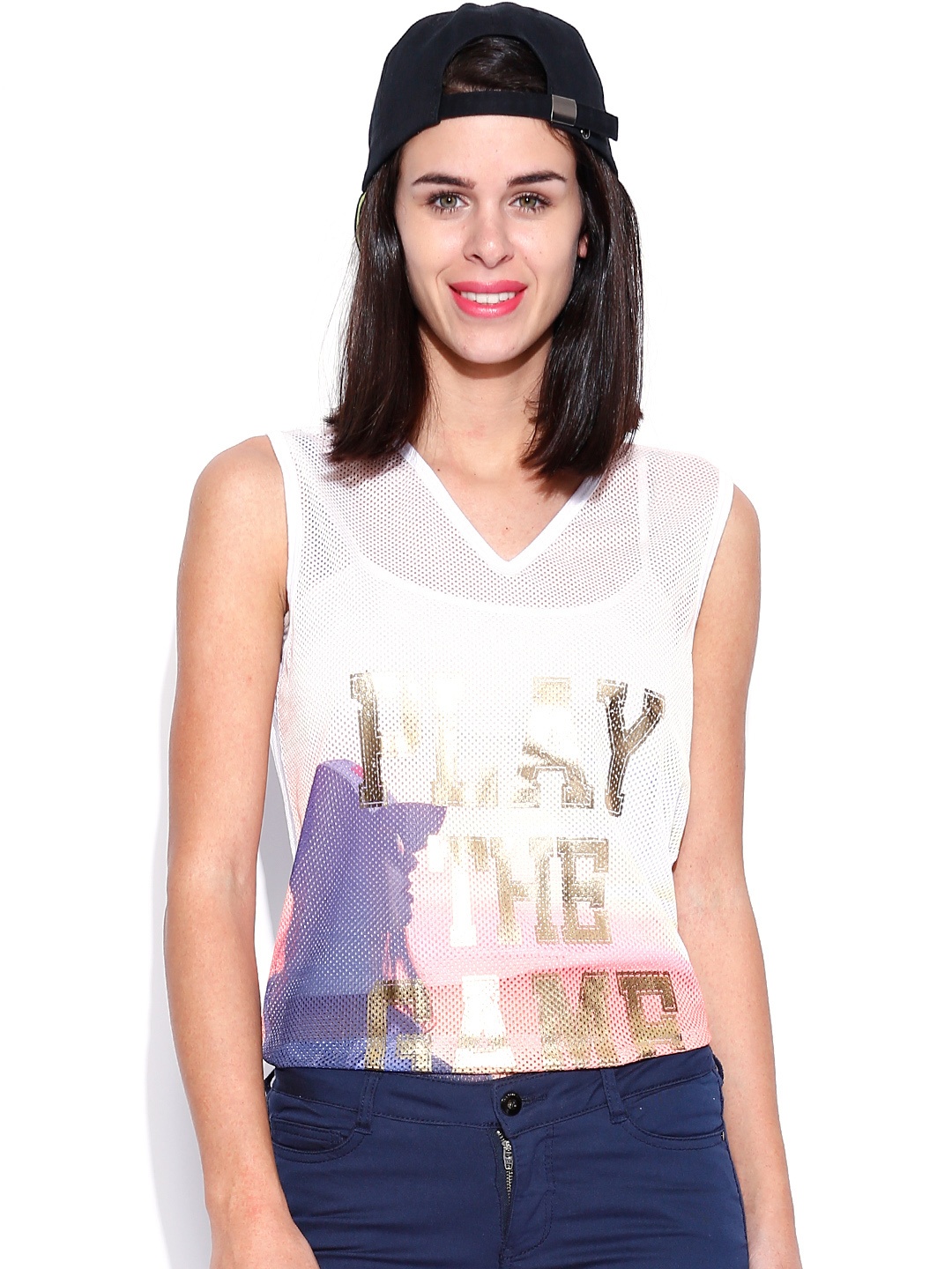

Noisy May by Vero Moda Multicoloured Printed Top, Multi