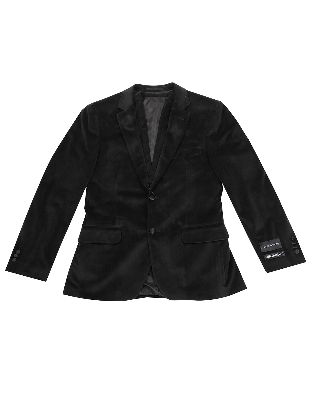 

Arrow New York Men Black Zero Calorie Fit Single-Breasted Blazer with Waistcoat