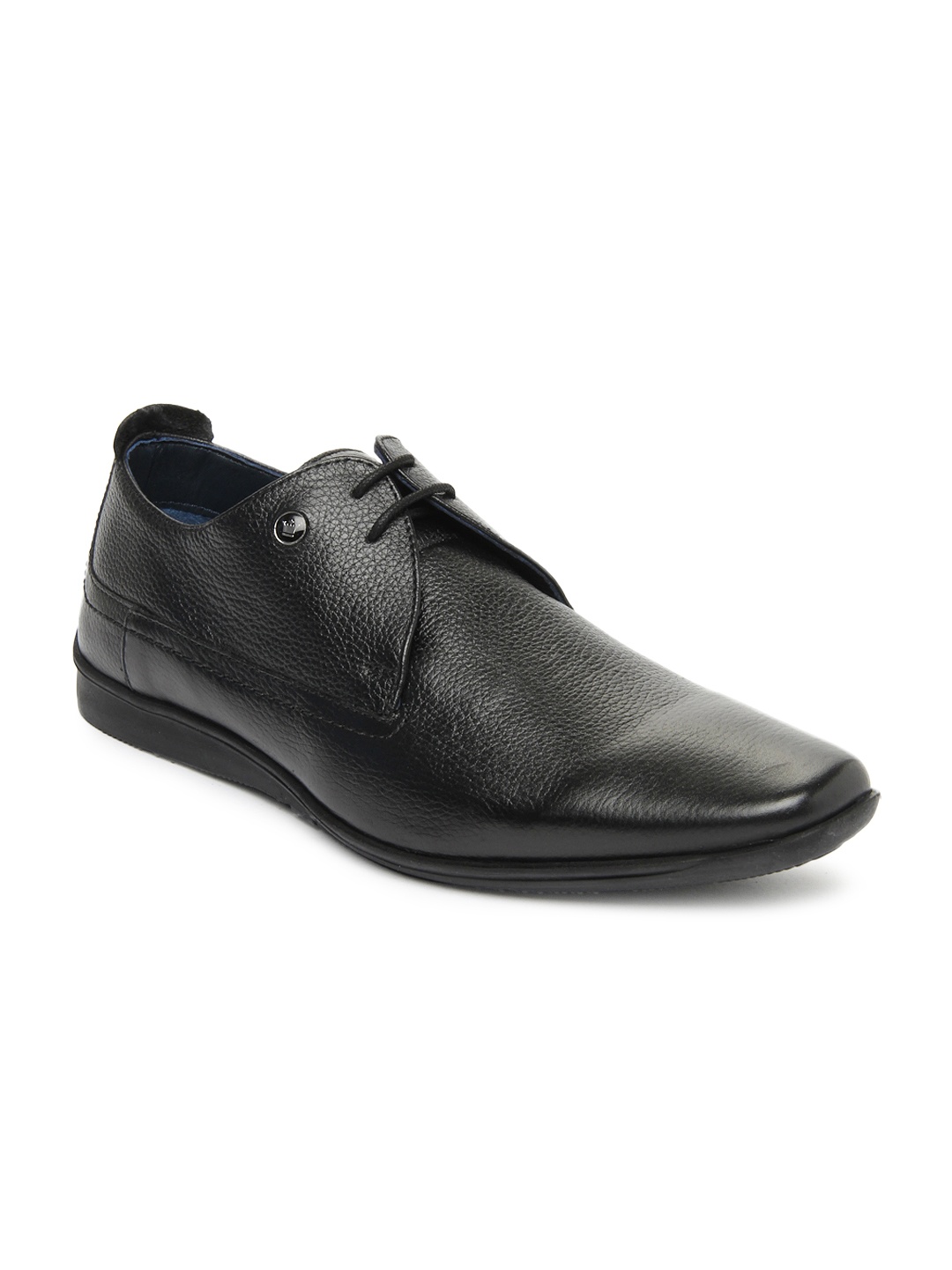 

Louis Philippe Men Black Leather Formal Shoes