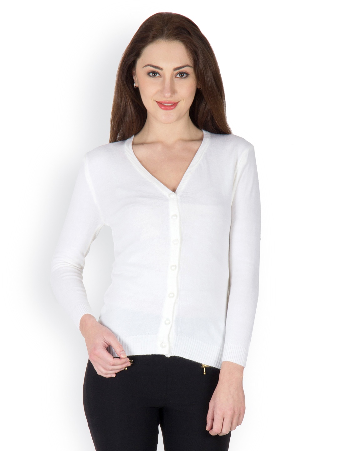 

Camey Women White Cardigan