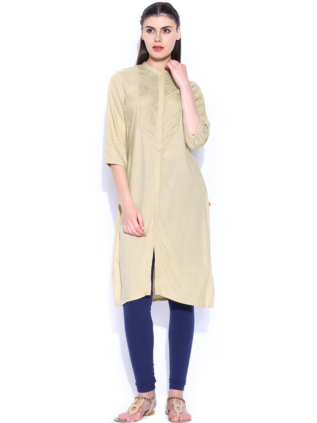 

W Women Beige Kurta