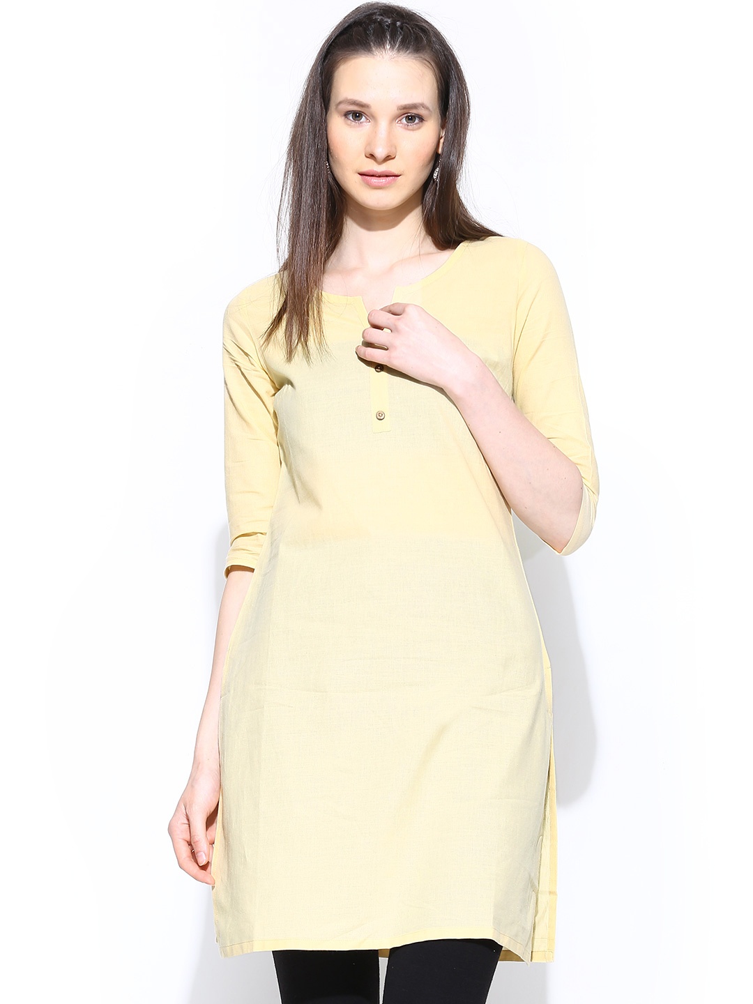 

Aurelia Women Beige Kurta