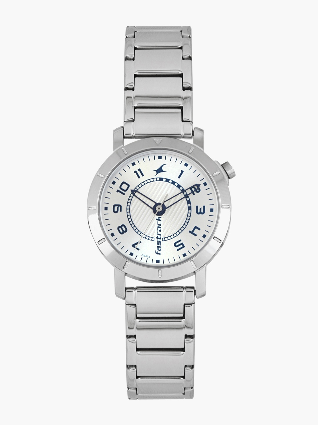 

Fastrack Women Silver-Toned Dial Watch 6112SM01